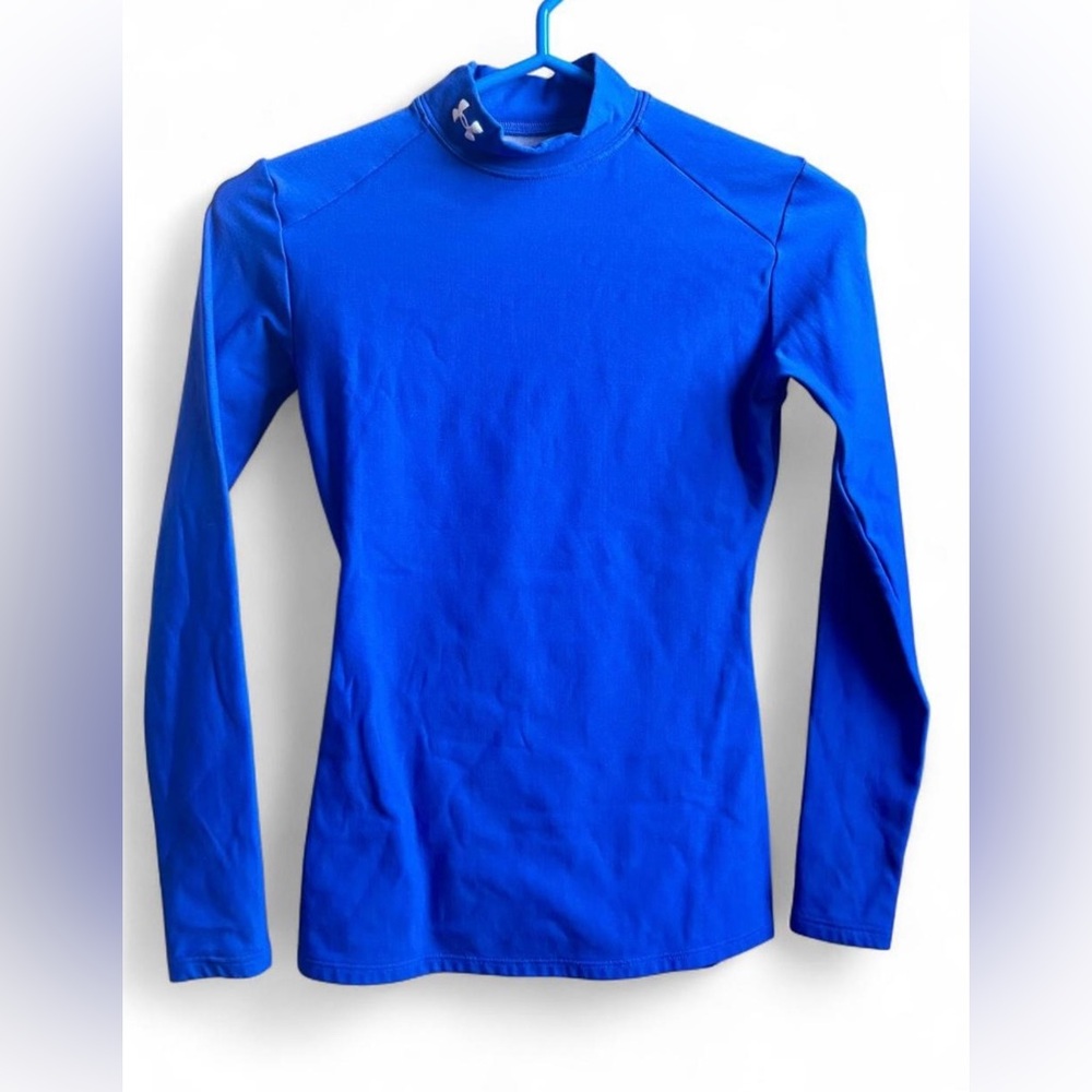 (3 for $30) Blue Long Sleeve Top Thermal Underarmour Top - Size S